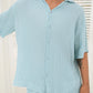 WAFFEL TEXTURED SAFARI SHIRT