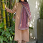 Musafir Stole - Reddish Brown