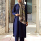 Shehrzade Scarf - Gold & Blue