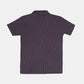 Dark Brown Waffle Revere Polo - Men