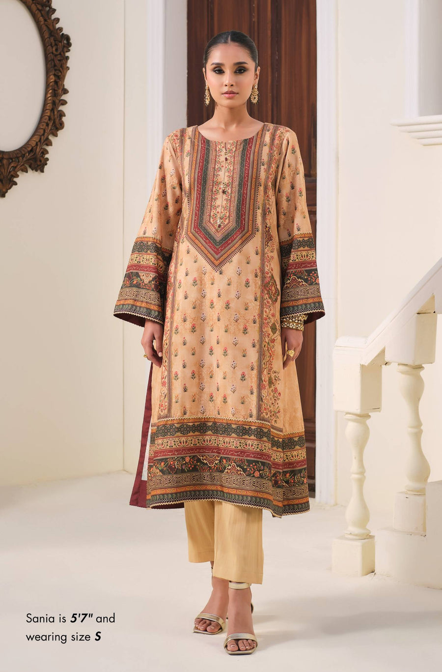 Noor Kurta - Shades of Gold