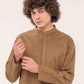 BROWN COTTON CASUAL KURTA