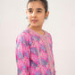GIRLS MAGENTA SHIRT & TROUSER
