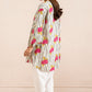 IVORY FROST PRINTED LINEN SHIRT