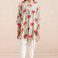 IVORY FROST PRINTED LINEN SHIRT