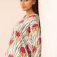 IVORY FROST PRINTED LINEN SHIRT