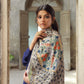 Shehrzade Scarf - Gold & Blue