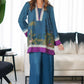 Khwahish Co-ord Set - Teal