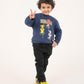 BOYS BLUE TERRY SWEATSHIRT
