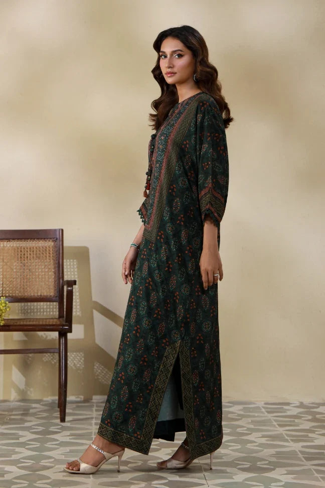 Alira Kaftaan Set - Shades of Forest