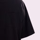 SYNCC BY J. - BLACK ASYMMETRICAL T-SHIRT