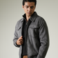 Suede Bomber Jacket