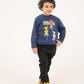 BOYS BLUE TERRY SWEATSHIRT
