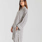 STRIPPED LONG BUTTONED SHIRT