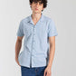 JACQUARD BUTTONDOWN SAFARI SHIRT