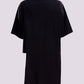 SYNCC BY J. - BLACK ASYMMETRICAL T-SHIRT