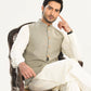 Sand Grey Suiting Waistcoat - A-Line Cut - Men
