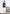Bosky White Kurta Shalwar with Midnight Blue Textured Blended Waistcoat - Straight Cut - Men
