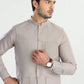 Dull Nude Kameez Shalwar with Blended Waistcoat - A-Line Cut - Men