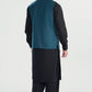 Teal Blue Suiting Waistcoat - Straight Cut - Men