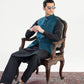 Teal Blue Suiting Waistcoat - Straight Cut - Men