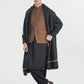 Black Kashmiri Wool Shawl - Men