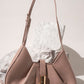 Fold-Pleat Shoulder Bag