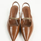 Slingback Kitten Heels