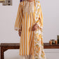 OCHRE BLISS-3PC KHADDAR PRINTED SUIT