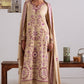 FAWN RADIANCE-3PC LINEN EMBROIDERED SUIT