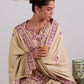FAWN RADIANCE-3PC LINEN EMBROIDERED SUIT