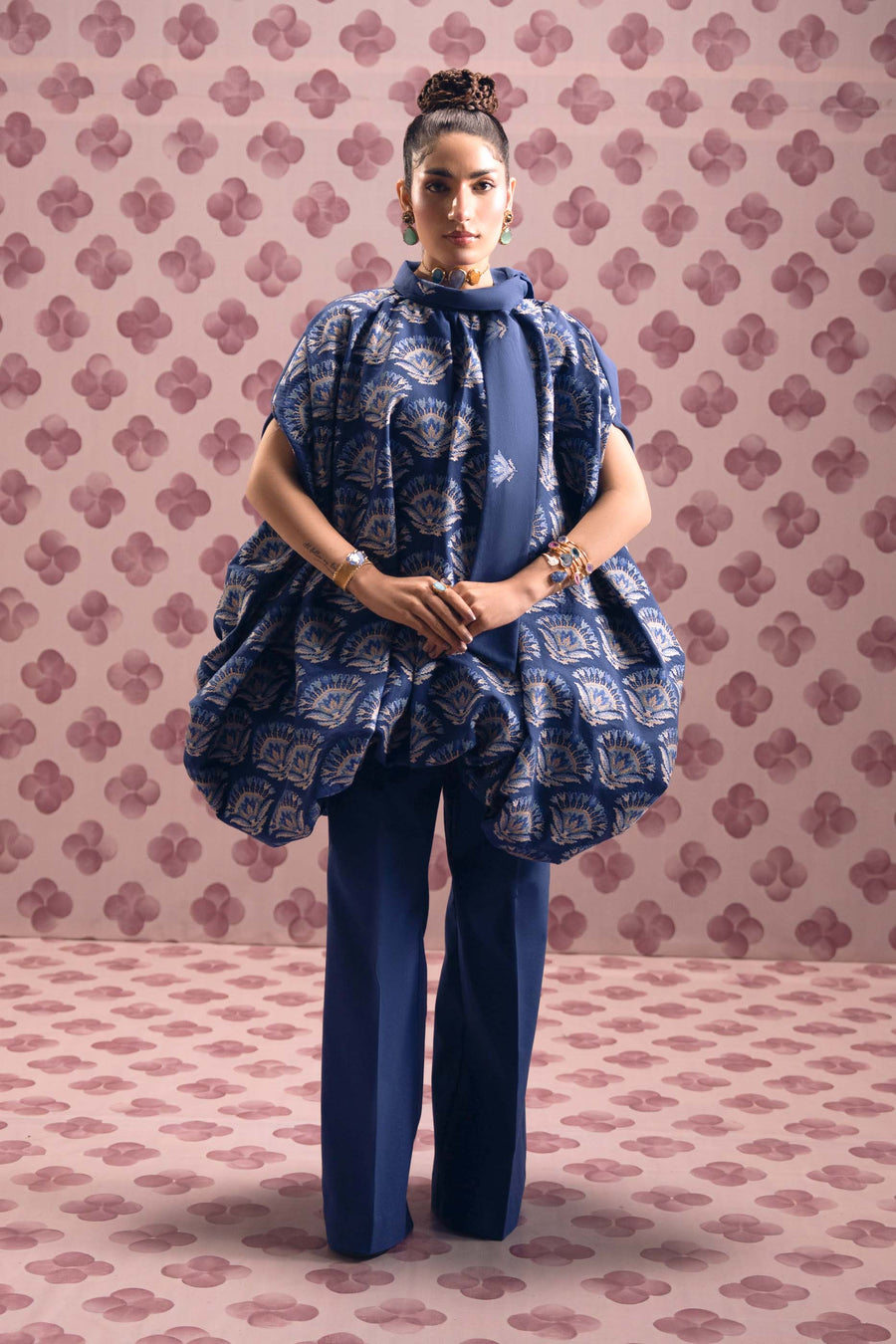 3 Piece - Embroidered Karandi Suit (Unstitched)