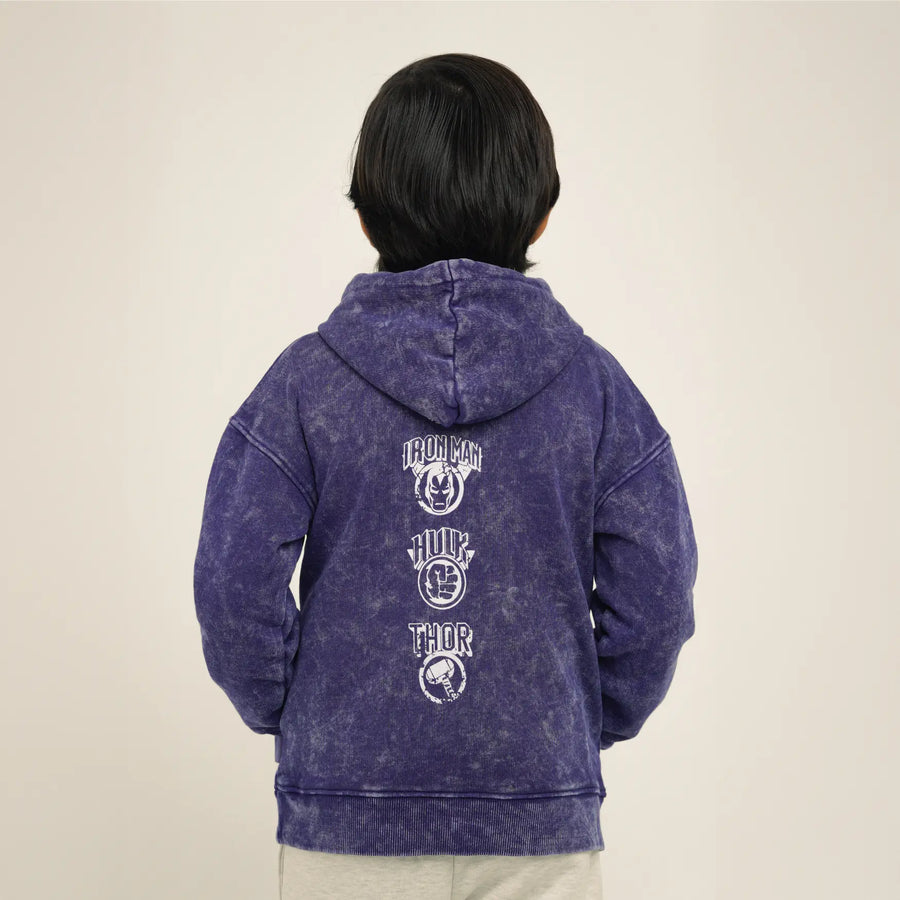 Avengers Hoodie - Acid Wash