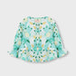 Verdant Whimsy Frill Top