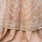 BRONZE BLAZE-3PC ORGANZA EMBROIDERED PRET
