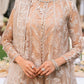 BRONZE BLAZE-3PC ORGANZA EMBROIDERED PRET