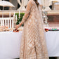 BRONZE BLAZE-3PC ORGANZA EMBROIDERED PRET