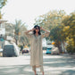 Beige Two Piece Dress