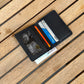 Black Compact Leather Wallet