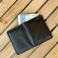 Black Compact Leather Wallet