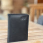 Black Compact Leather Wallet