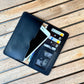 Black Long Leather Wallet