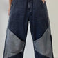 Blue Patchline Jeans