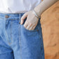Blue Center Seam Women Jeans