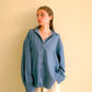 Blue Denim Boxy Shirt