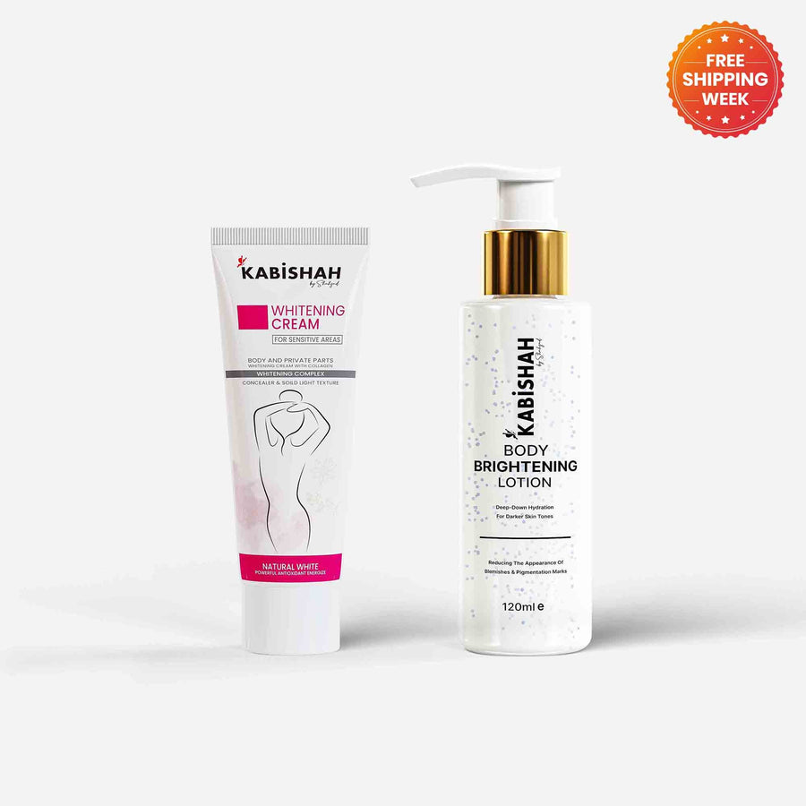 Body Brilliance - Whitening Bundle: Cream & Lotion Duo