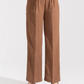 TEXTURED WIDE LEG PANTS