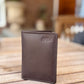 Brown Compact Leather Wallet