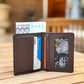 Black Compact Leather Wallet