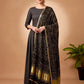 Gajji Silk Black Dupatta